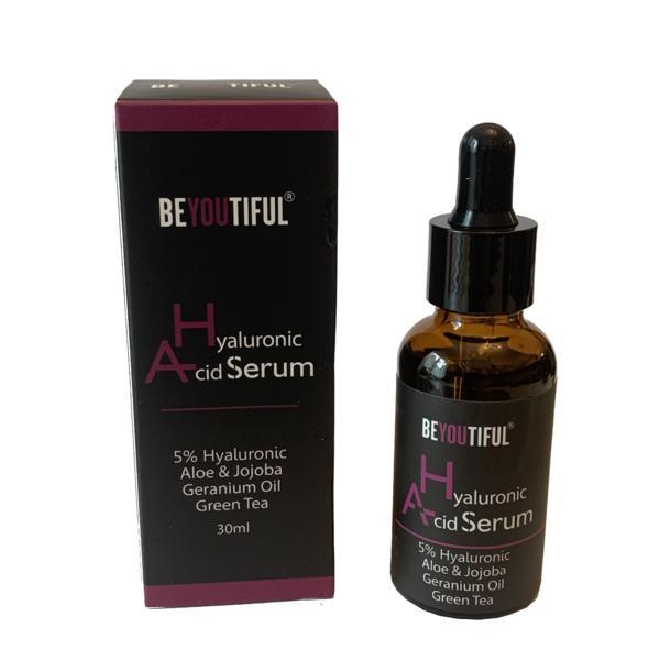 Ser acid hyaluronic, aloe, jojoba si ceai verde beyoutiful 30 ml