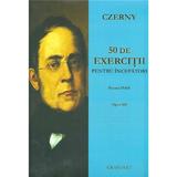 50 de exercitii pentru incepatori pentru pian - Czerny, editura Grafoart