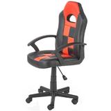 Scaun birou copii HM Storm negru/rosu