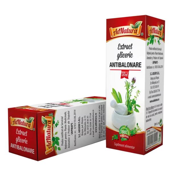 Extract Gliceric Antibalonare AdNatura, 50 ml