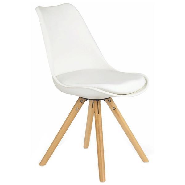 Scaun living hm k201, alb