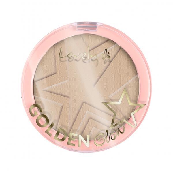 Pudra compacta Lovely Golden Glow New Edition 02, 10 g #02 poza noua reduceri 2022
