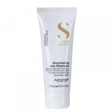 Sampon de Stralucire pentru Par Normal - Alfaparf Milano Semi Di Lino Diamond Illuminating Low Shampoo, 75ml