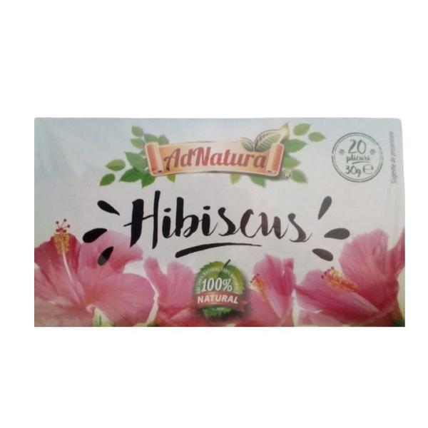 Ceai Hibiscus AdNatura, 20 buc