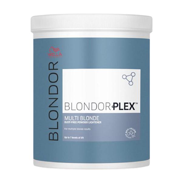 Pudra Decoloranta – Wella Professionals Blondor Plex Multi Blonde Dust-Free Powder Lightener, 800 g 800 poza noua reduceri 2022