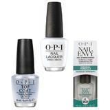 Set - OPI Nail Laquer - Dancing Keeps Me on My Toes - Lac de Unghii Colorat OPI, Baza OPI, Top OPI