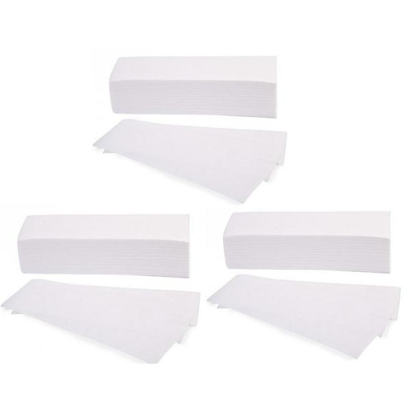 Pachet 3 x Benzi din hartie pentru epilat - Beautyfor Waxing Paper Strips, 100g, 100 buc