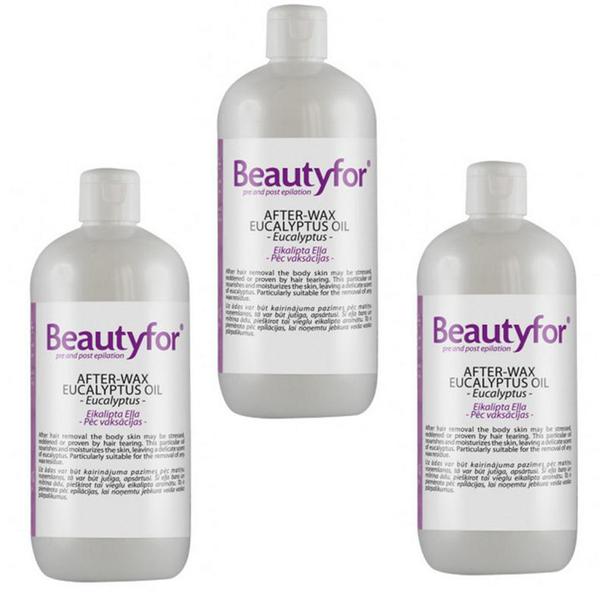 Pachet 3 x Ulei dupa Epilare - Beautyfor - After- Wax Eucalyptus Oil, 500 ml