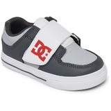 Pantofi sport copii DC Shoes Toddler Pure Leather ADTS300022-XSRW, 21.5, Gri