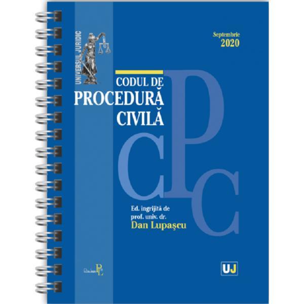 Codul de procedura civila Septembrie 2020 - Dan Lupascu, editura Universul Juridic