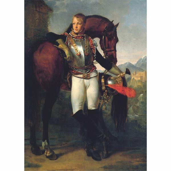 Tablou Canvas Portrait Antoine-Jean Gros, 60 x 90 cm, 100% Poliester