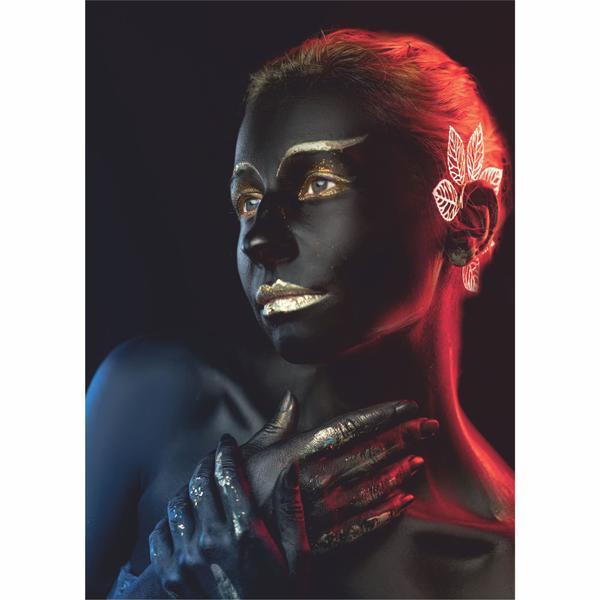Tablou canvas red body painting, 50 x 70 cm, 100% poliester