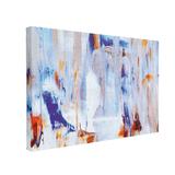 Tablou Canvas Abstract Blue, 40 x 60 cm, 100% Bumbac