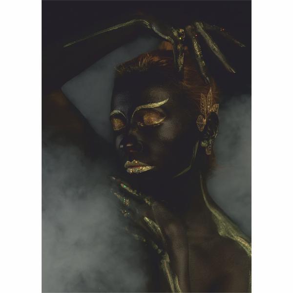 Tablou canvas gold sleep, 50 x 70 cm, 100% poliester