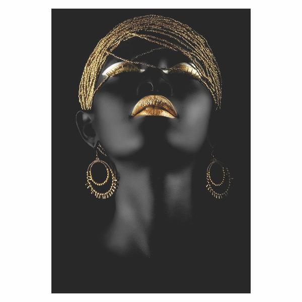 Tablou canvas gold splash, 60 x 90 cm, 100% poliester