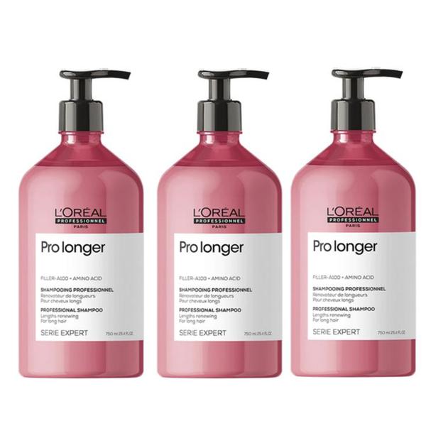 Pachet 3 x Sampon Fortifiant - L&#039;oreal Professionnel Pro Longer, 500 ml