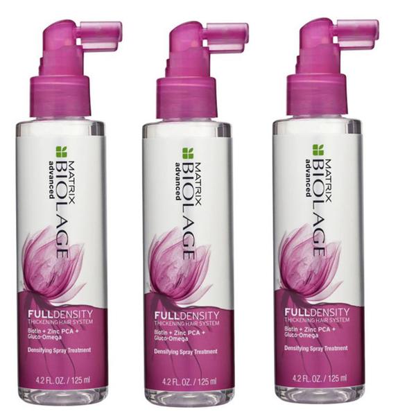 Pachet 3 x Spray pentru Par Subtire - Matrix Biolage Fulldensity Spray Treatment 125 ml