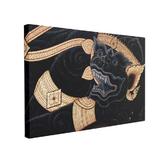 Tablou Canvas Gold Animal Spirit, 60 x 90 cm, 100% Bumbac