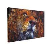 Tablou Canvas Lion Sauvage, 40 x 60 cm, 100% Poliester