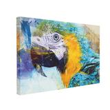 Tablou Canvas Blue Parrot, 40 x 60 cm, 100% Bumbac