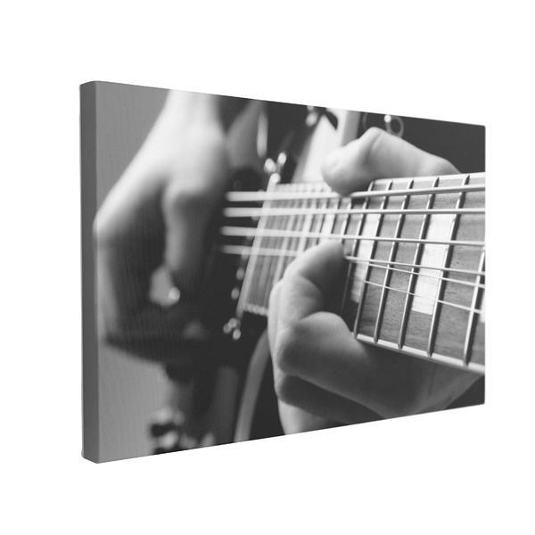 Tablou canvas play the guitar, 70 x 100 cm, 100% bumbac