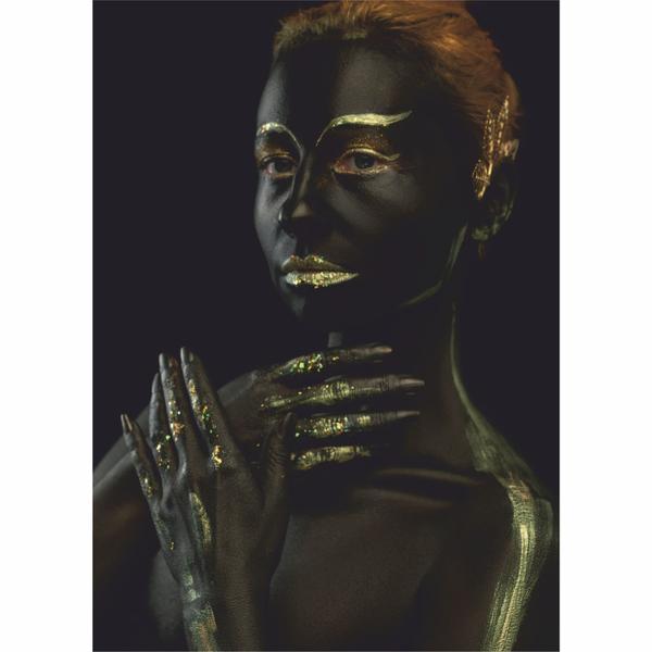 Tablou canvas gold body, 70 x 100 cm, 100% poliester