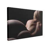 Tablou Canvas Femeie Blonda Nud, 70 x 100 cm, 100% Bumbac