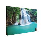 Tablou Canvas Cascada Huay Mae Kamin, 60 x 90 cm, 100% Bumbac