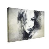 Tablou Canvas Abstract Woman Portrait, 50 x 70 cm, 100% Bumbac