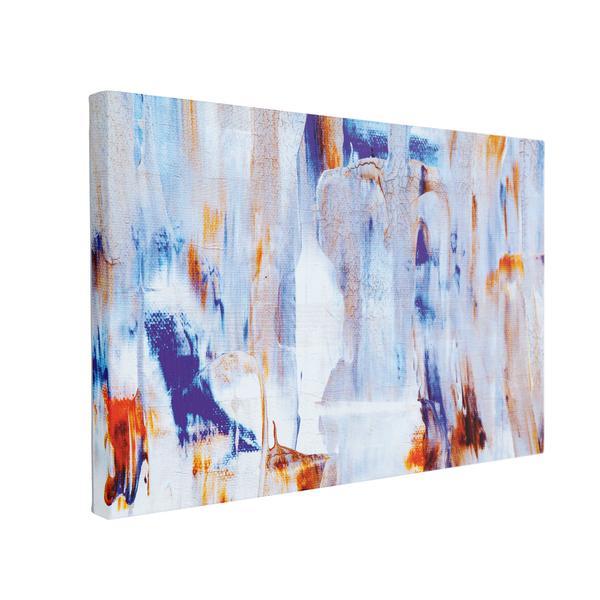 Tablou canvas abstract blue, 70 x 100 cm, 100% poliester
