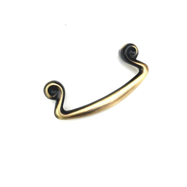 Maner vintage pentru mobilier, Alma, finisaj bronz antichizat - Maxdeco
