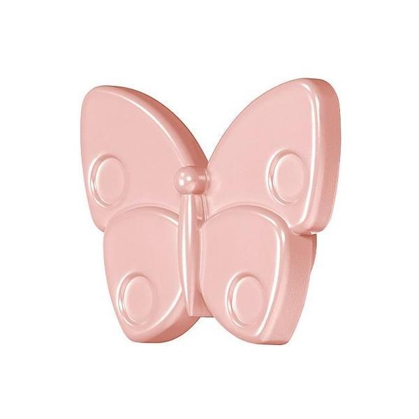 Buton fluture roz pentru mobilier copii - maxdeco