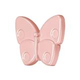 Buton fluture roz pentru mobilier copii - Maxdeco