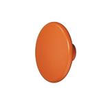 Buton rotund portocaliu pentru mobilier copii - Maxdeco