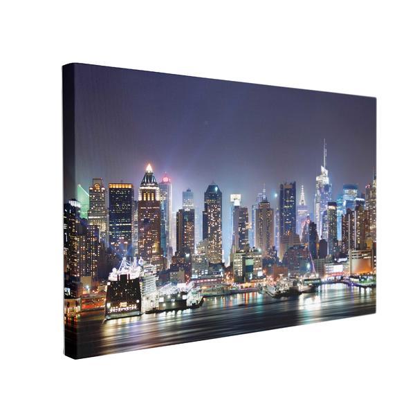Tablou canvas nyc times square, 60 x 90 cm, 100% poliester