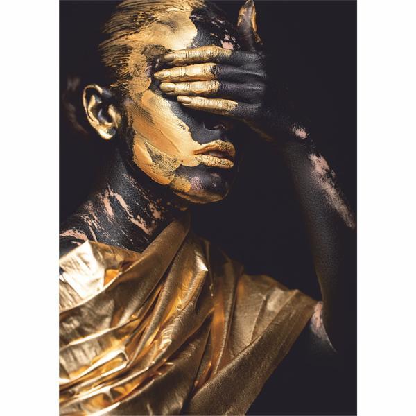 Tablou canvas golden cover, 70 x 100 cm, 100% bumbac