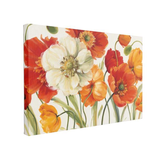 Tablou canvas poppies melody, 40 x 60 cm, 100% bumbac