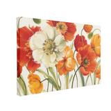 Tablou Canvas Poppies Melody, 40 x 60 cm, 100% Poliester