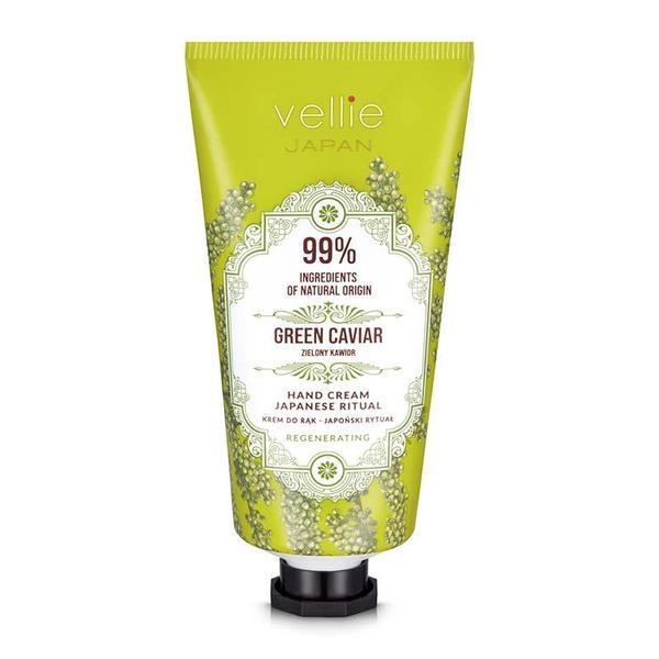 Crema de maini cu extract de caviar verde,99% ingrediente naturale, Vellie, 50 ml