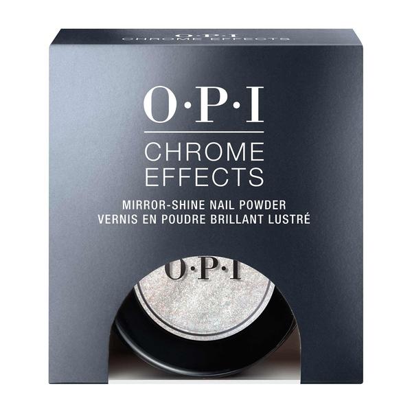 Pudra pentru unghii cu stralucire de oglinda opi - opi chrome effects mirror shine nail powder tin man can, 3 g