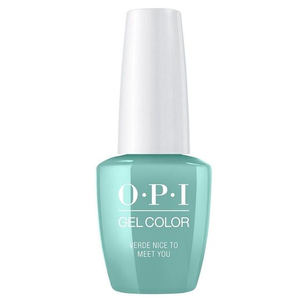 Lac de Unghii Semipermanent - OPI Gel Color Mexico Verde Nice to Meet You, 15 ml