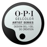 Gel Unghii Semipermanent pentru Design - OPI GelColor Artist Series The Time Is White, 6 g