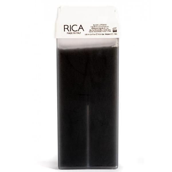 Rezerva Ceara Epilatoare Liposolubila Neagra - RICA Black Liposoluble Wax, 100 ml imagine
