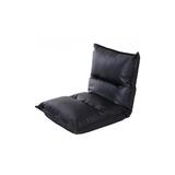 Puf tip scaun cu saptar reglabil, Negru, 55 x 45 x 67 cm - Caerus Capital