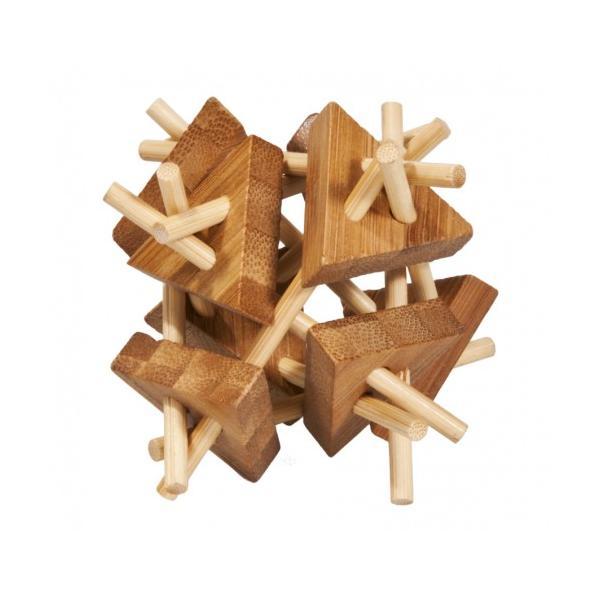 Iq-test. puzzle 3d, sticks and triangles
