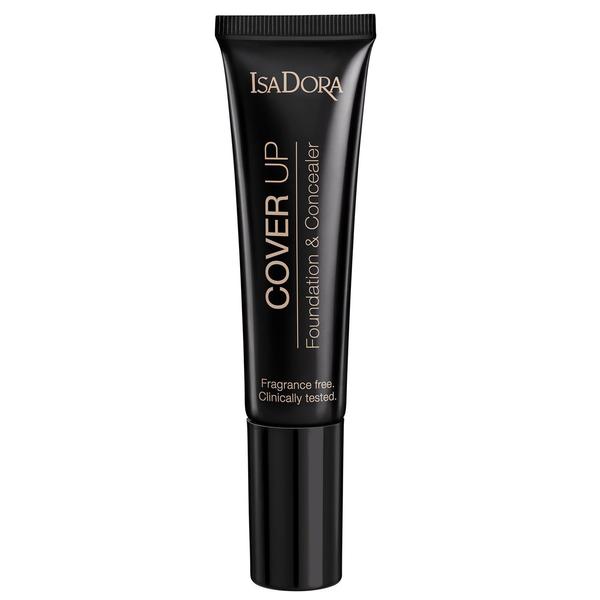 Fond de Ten si Corector - Cover Up Foundation & Concealer Isadora 35 ml, nuanta 62 Nude Cover