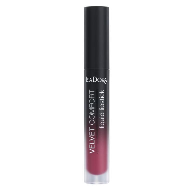 Ruj de Buze Lichid – Velvet Comfort Liquid Lipstick Isadora 4 ml, nuanta 58 Berry Blush esteto.ro