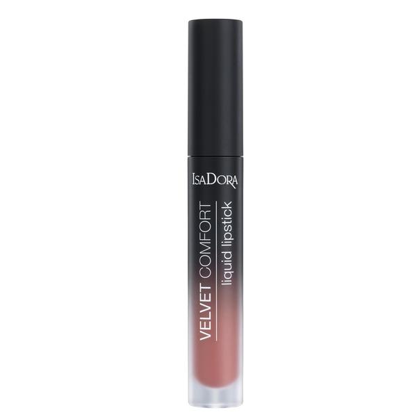 Poze Ruj de Buze Lichid - Velvet Comfort Liquid Lipstick Isadora 4 ml, nuanta 52 Coral Rose