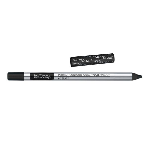 Creion Contur Ochi Rezistent la Apa- Perfect Contour Kajal Waterproof Isadora 1,2 g, nuanta 60 Black 12% imagine 2022