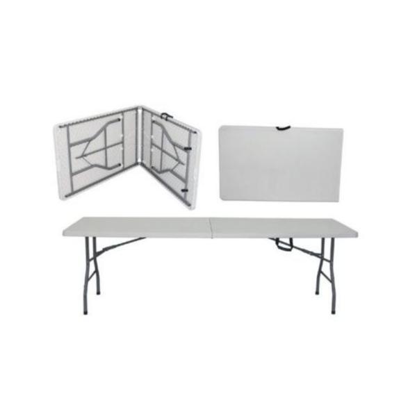 Masa plianta dreptunghiulara pentru evenimente, catering 244x76xh73.5cm - hascevher